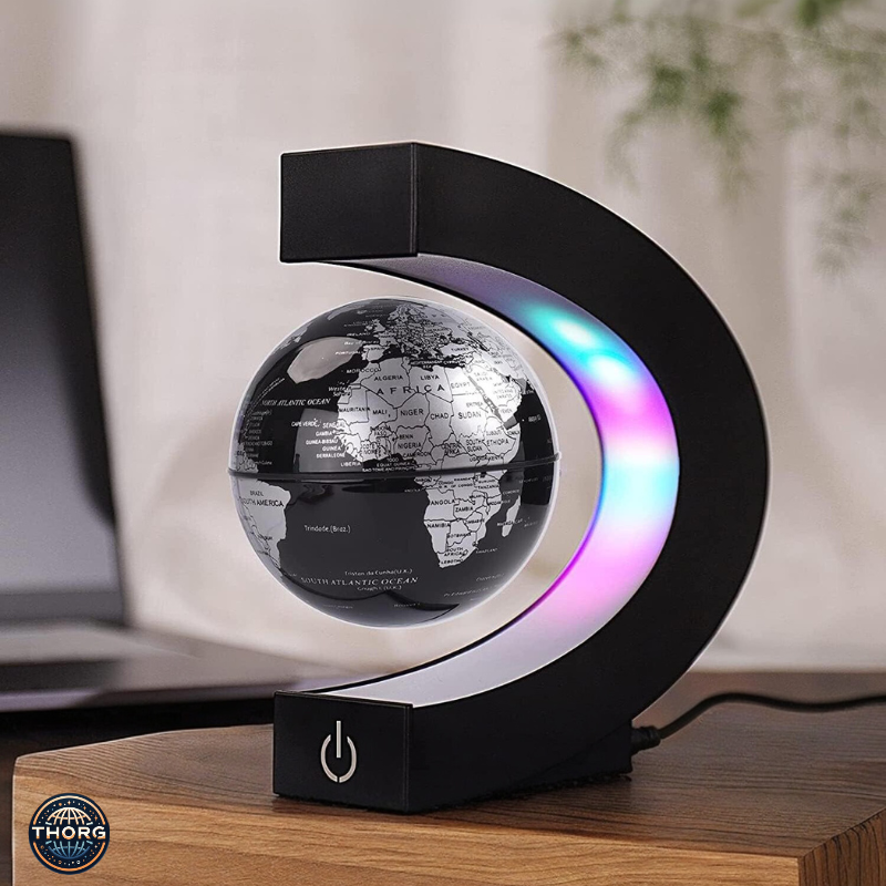 Magnetic Levitating Globe With LED Light